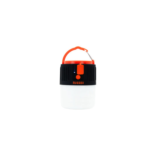 RUGGED BY VOLKANO 500LM RECHARGEABLE SOLAR LED LANTERN WITH POWER BANK
