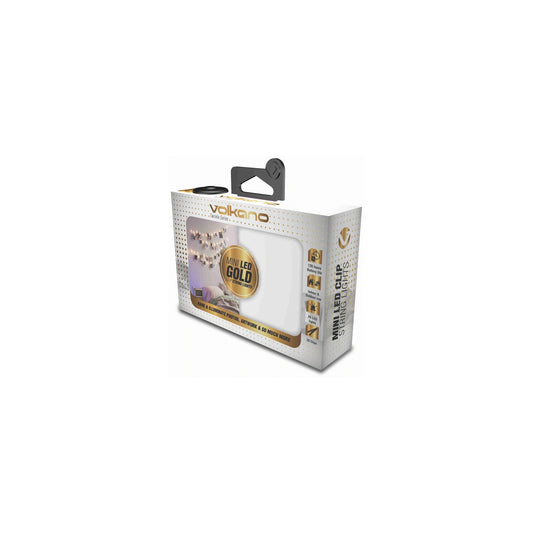 VOLKANO TWINKLE SERIES PHOTO CLIPS WITH LED LIGHTS GOLD
