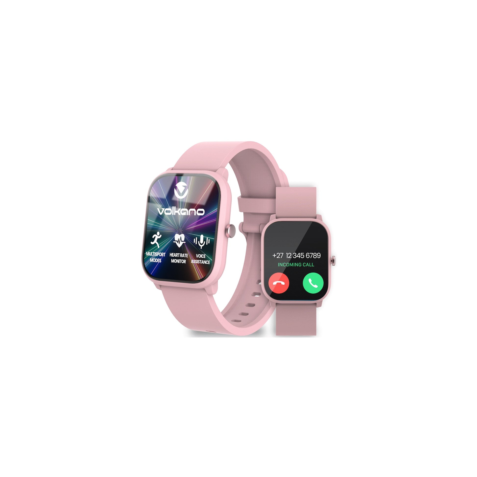 Volkano Vivo Series Kids Smart Watch Pastel Pink - Everyday Elektronics South Africa