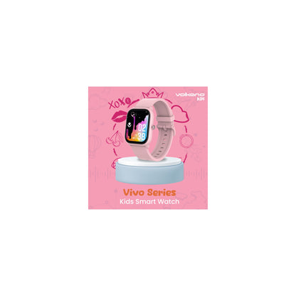 Volkano Vivo Series Kids Smart Watch Pastel Pink - Everyday Elektronics South Africa