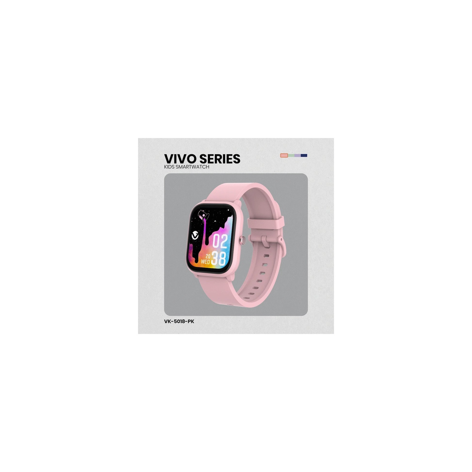 Volkano Vivo Series Kids Smart Watch Pastel Pink - Everyday Elektronics South Africa