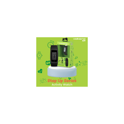 Volkano Step Up Series Activity Watch Black - Everyday Elektronics South Africa