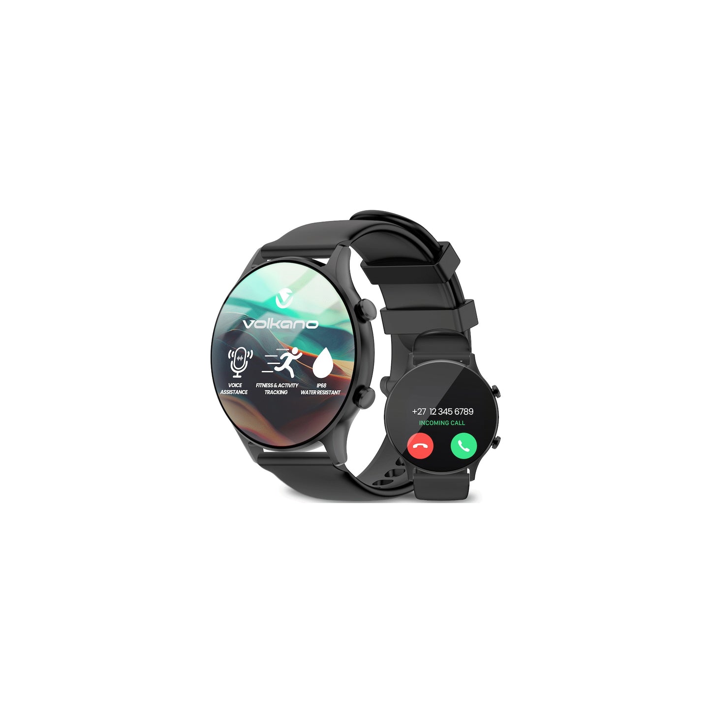 Volkano Halo Series Smartwatch Black - Everyday Elektronics South Africa