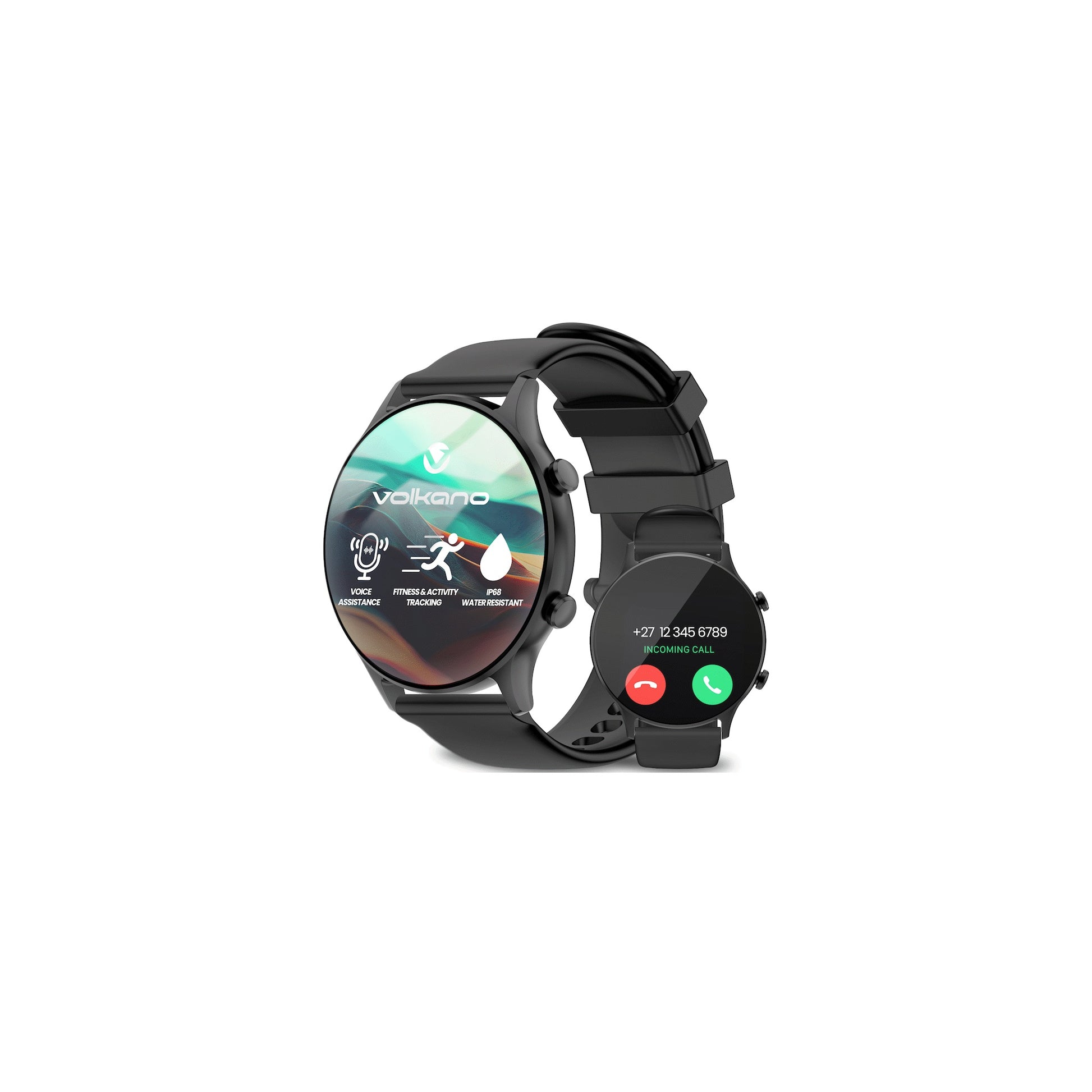 Volkano Halo Series Smartwatch Black - Everyday Elektronics South Africa