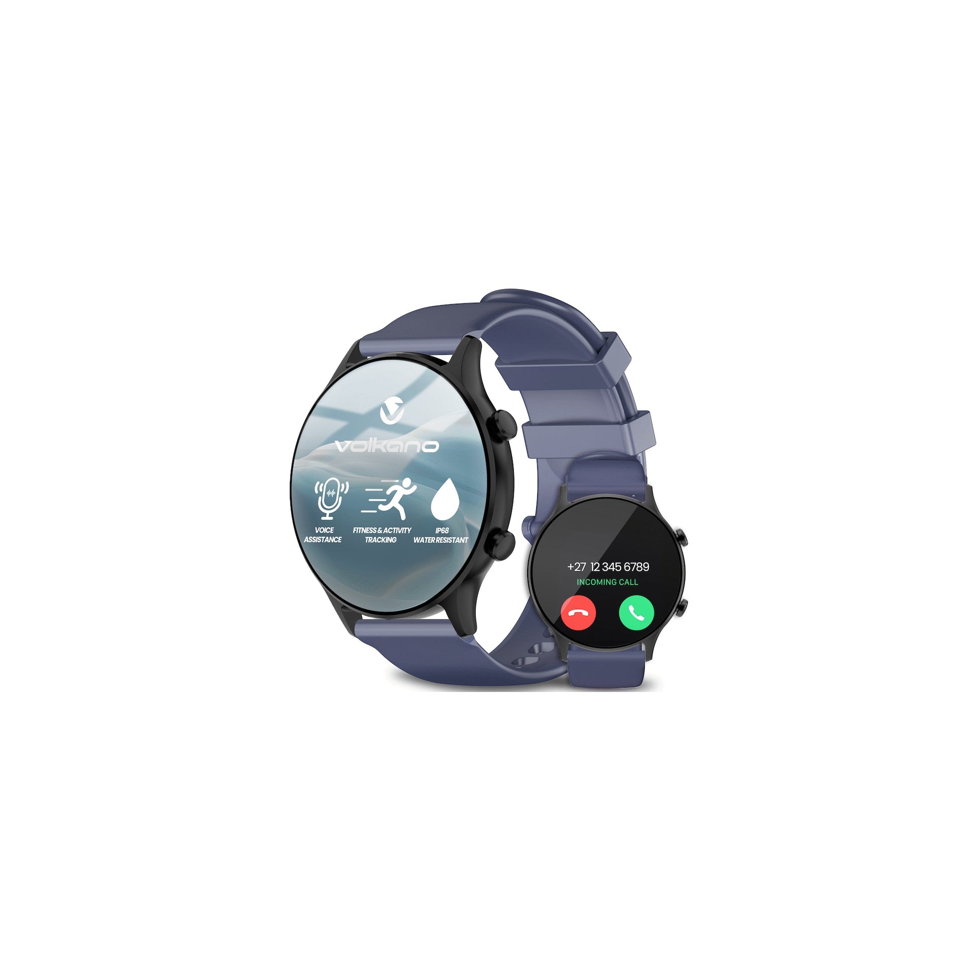Volkano Halo Series Smartwatch Denim Blue - Everyday Elektronics South Africa