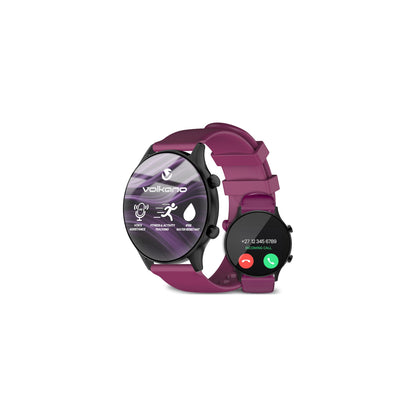 Volkano Halo Series Smartwatch Burgundy - Everyday Elektronics South Africa