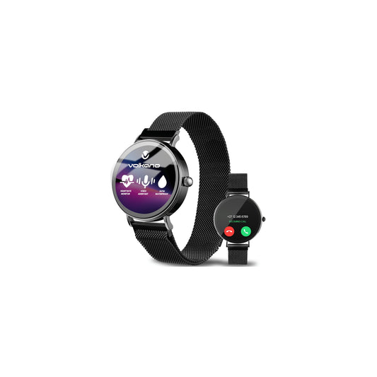VOLKANO VALENCIA SERIES LADIES SMART WATCH BLACK
