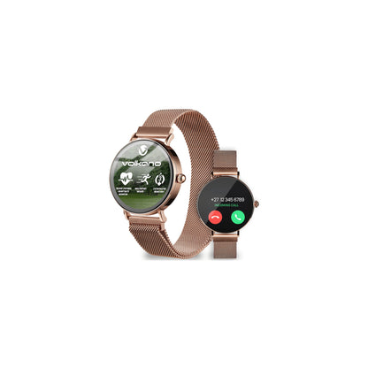 Volkano Valencia Series Ladies Smart Watch - Rose Gold - Everyday Elektronics South Africa