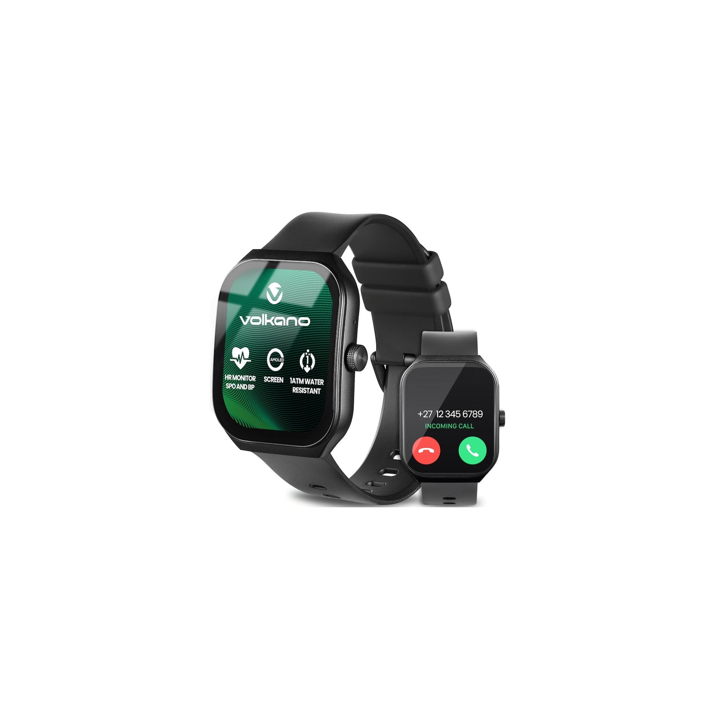 Volkano Spirit Series Smart Watch Black - Everyday Elektronics South Africa