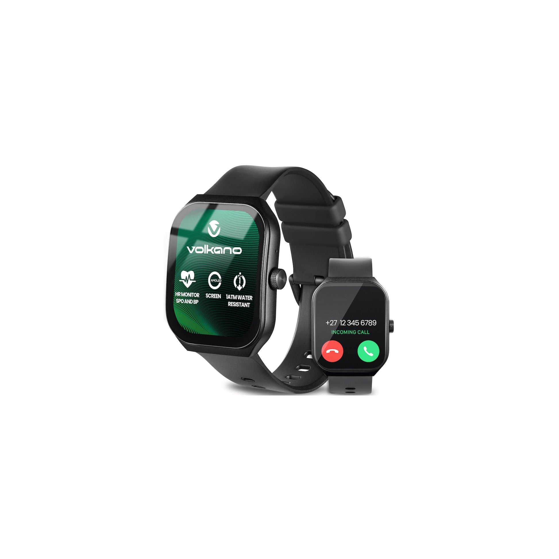 Volkano Spirit Series Smart Watch Black - Everyday Elektronics South Africa