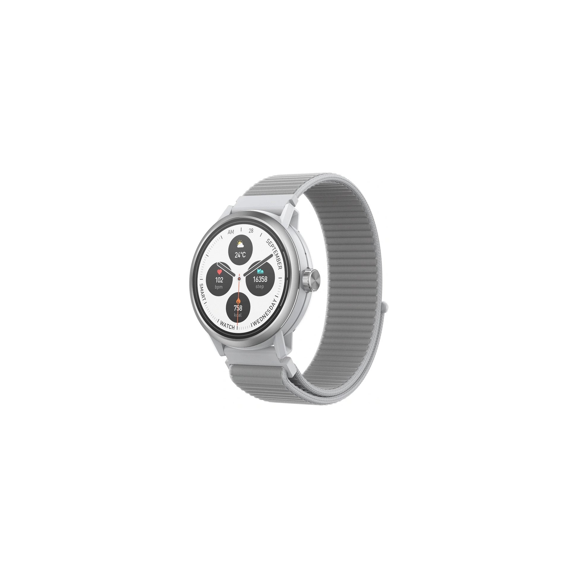 Volkano Tide Series Waterproof Smart Watch Silver - Everyday Elektronics South Africa