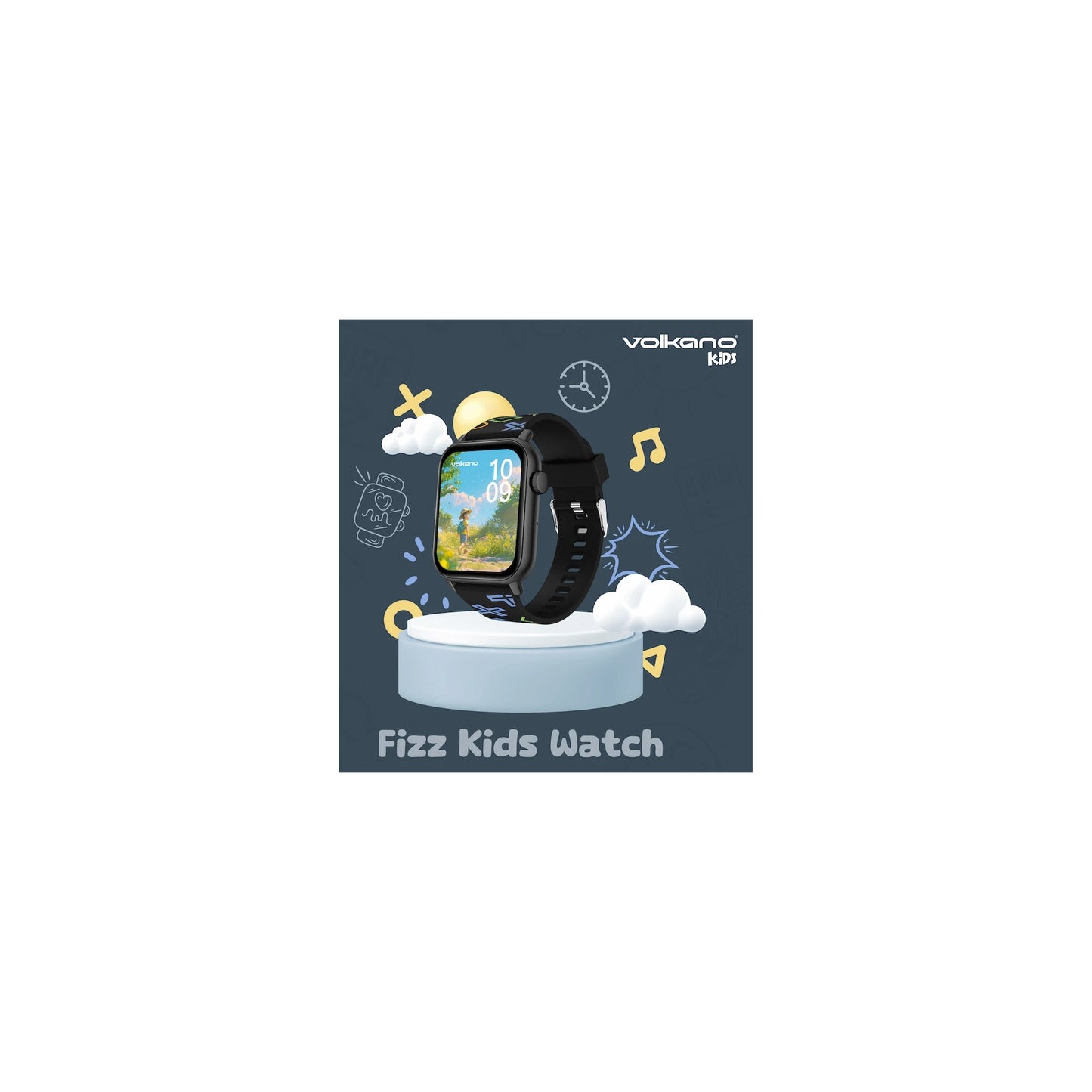 Volkano Fizz Kids Watch Black - Everyday Elektronics South Africa