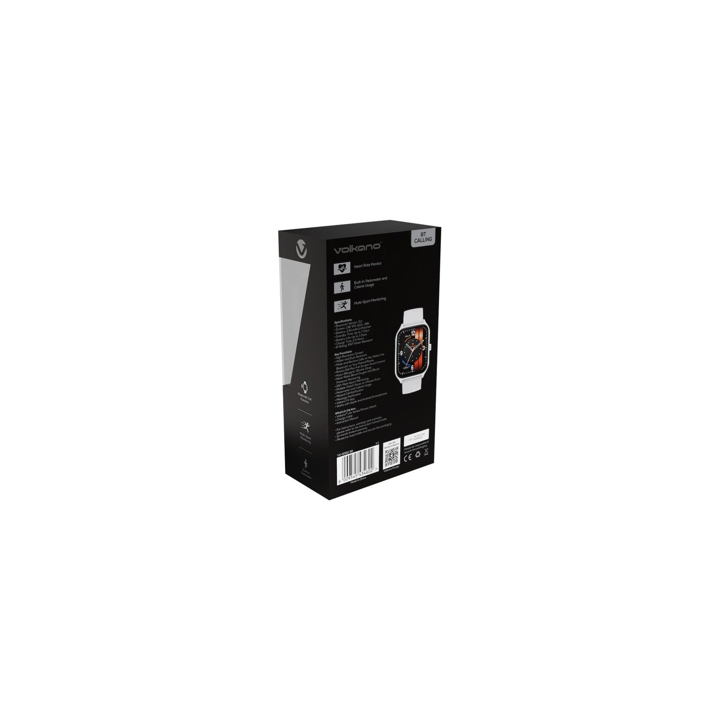 Volkano Life Series Smart Watches Silver - Everyday Elektronics South Africa