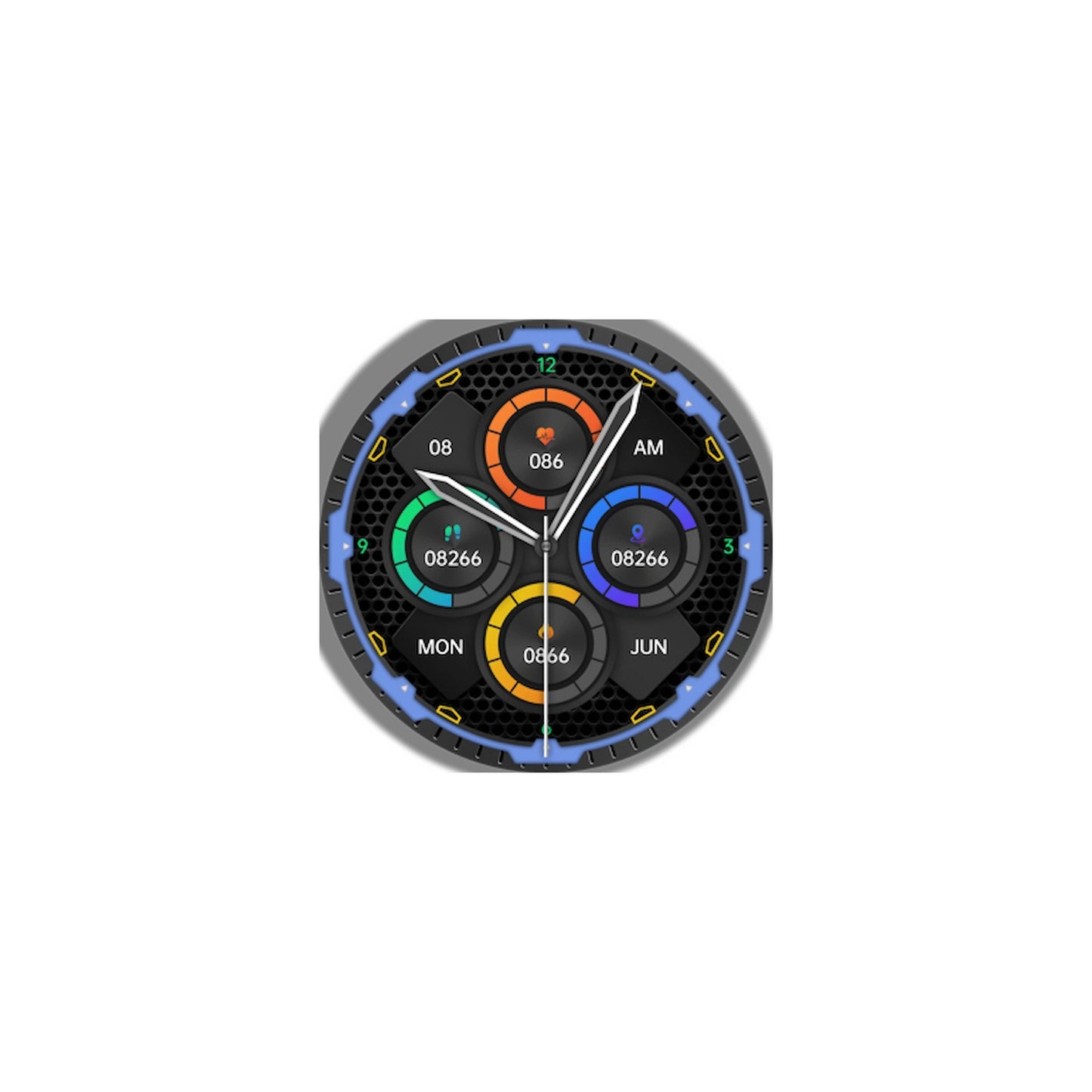 Volkano Power Series Smart Watch Bundle Black And Green - Everyday Elektronics South Africa