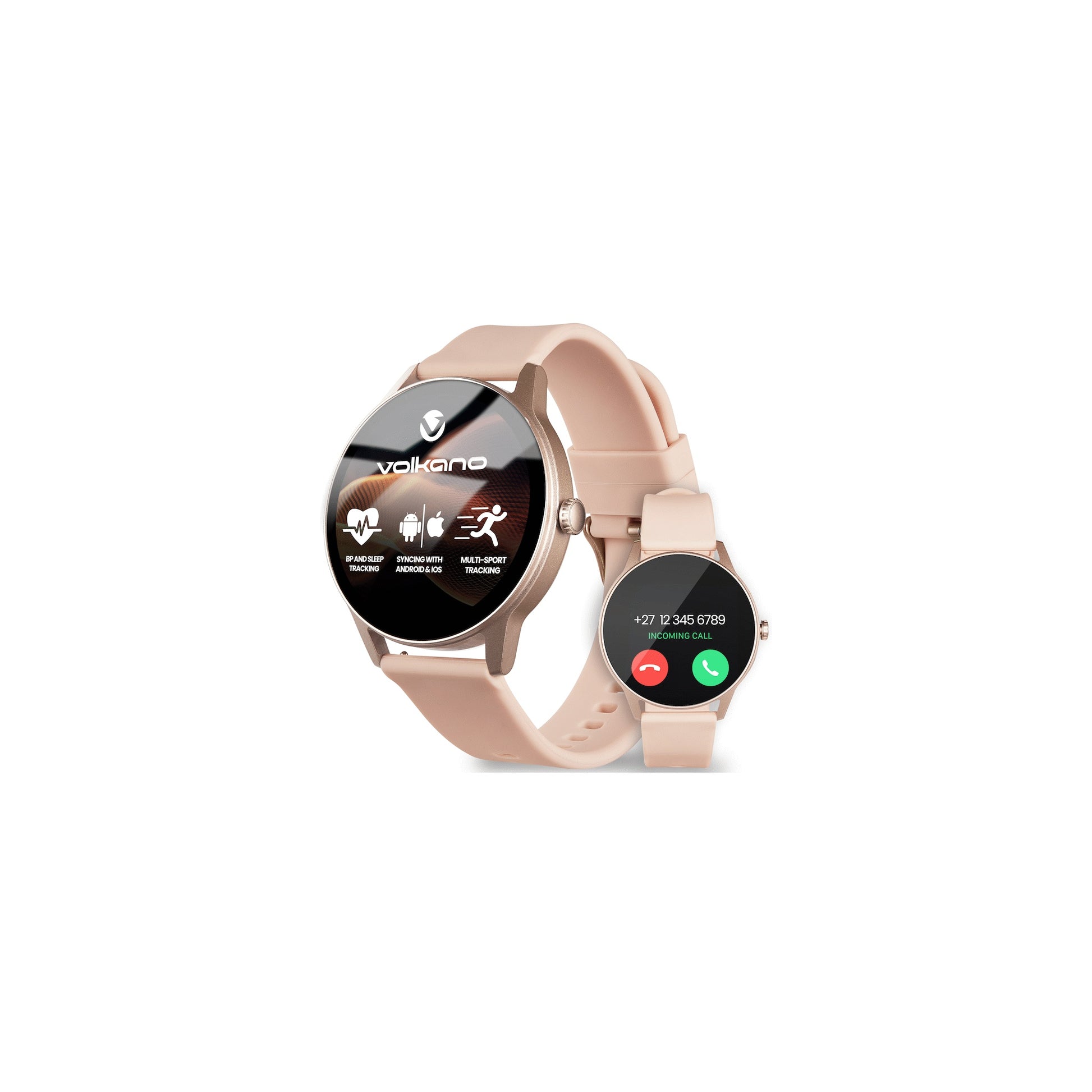 Volkano Soul Series Smart Watch Gold - Everyday Elektronics South Africa