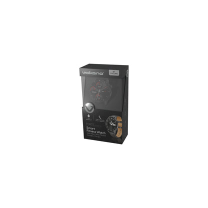 Volkano Forte Series Smart Watch With Leatherette Strap - Everyday Elektronics South Africa