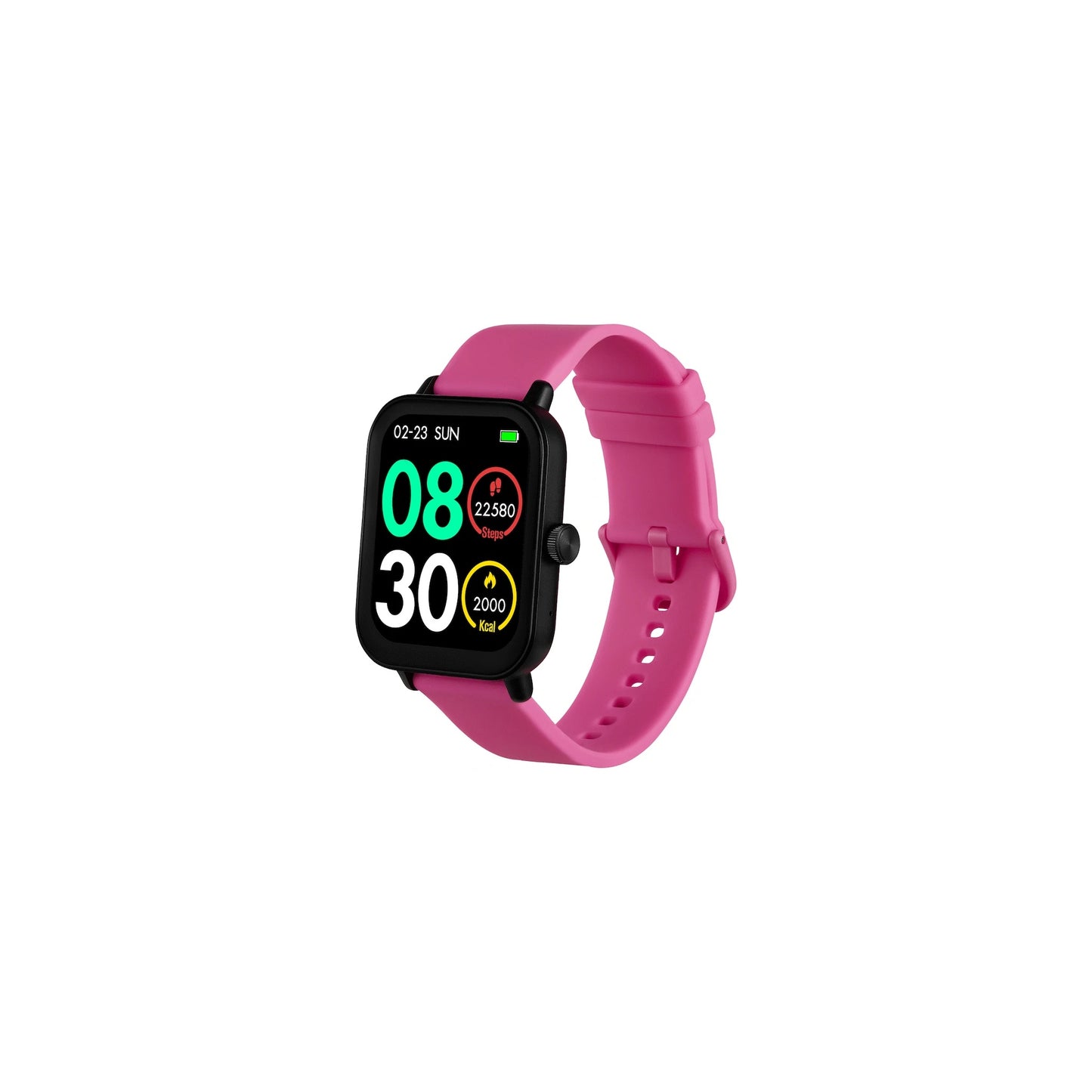 Volkano Chroma Series Smartwatch With Pink Strap - Everyday Elektronics South Africa