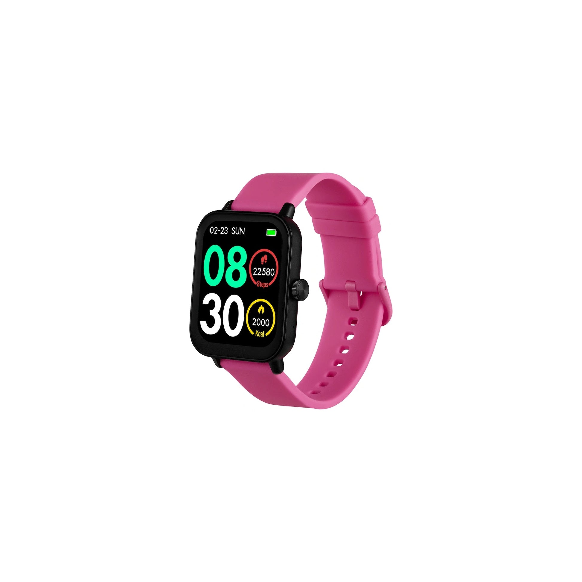 Volkano Chroma Series Smartwatch With Pink Strap - Everyday Elektronics South Africa
