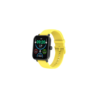Volkano Chroma Series Smartwatch With Yellow Strap - Everyday Elektronics South Africa