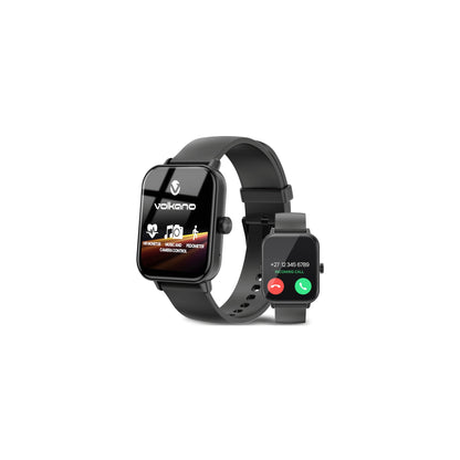 Volkano Essense Smartwatch - Black - Everyday Elektronics South Africa