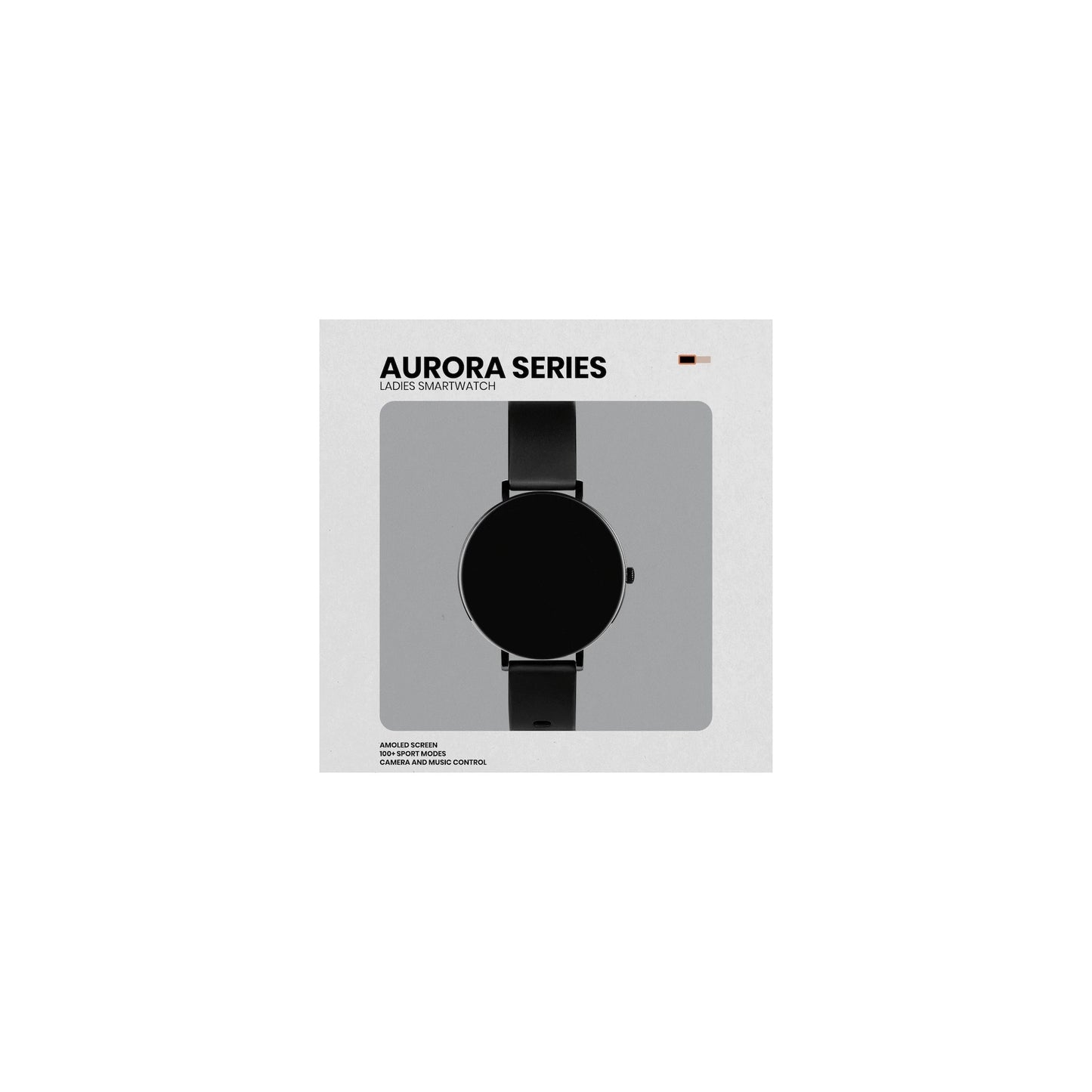 Volkano Aurora Series Ladies Smart Watch Black - Everyday Elektronics South Africa