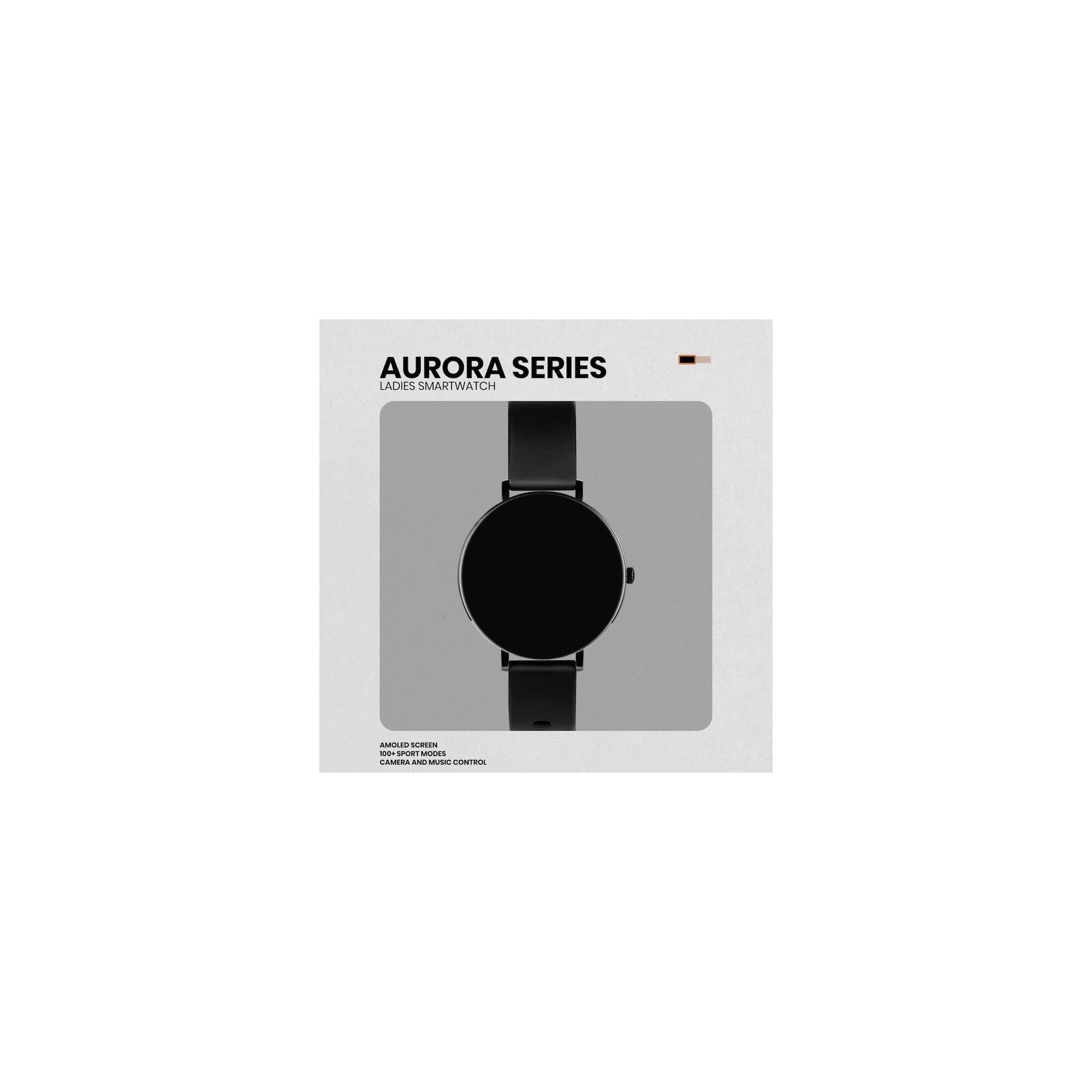 Volkano Aurora Series Ladies Smart Watch Black - Everyday Elektronics South Africa