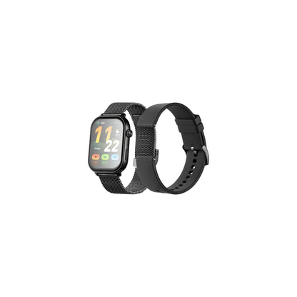 Volkano Trinity Series Smartwatch With Metal Mesh Strap - Black - Everyday Elektronics South Africa