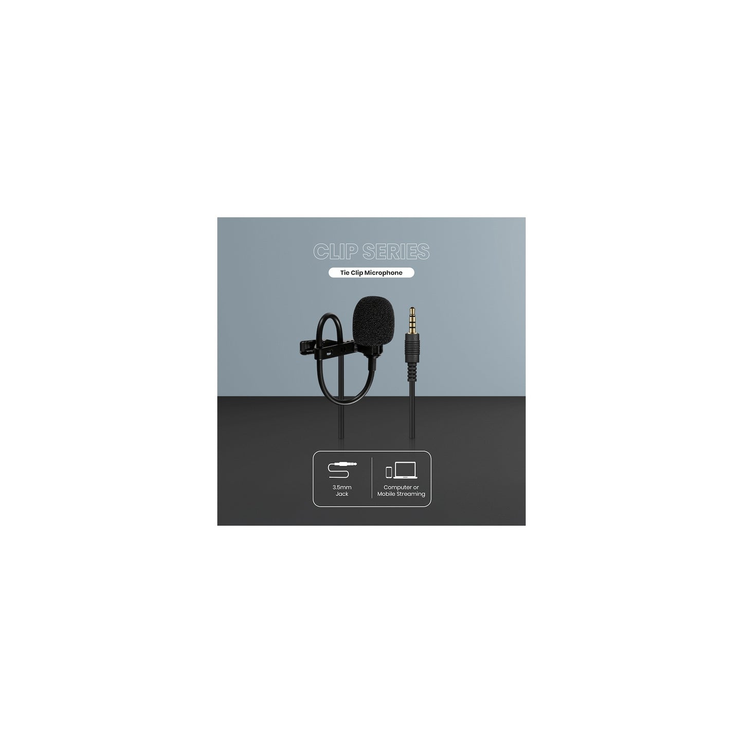 Volkano Clip Series 35Mm Tieclip Microphone - Everyday Elektronics South Africa