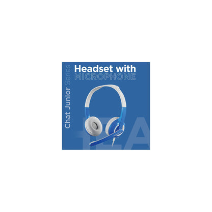 Volkano Kids Chat Junior Series Headset With Mic Blue - Everyday Elektronics South Africa