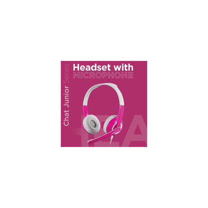 Volkano Kids Chat Junior Series Headset With Mic Pink - Everyday Elektronics South Africa