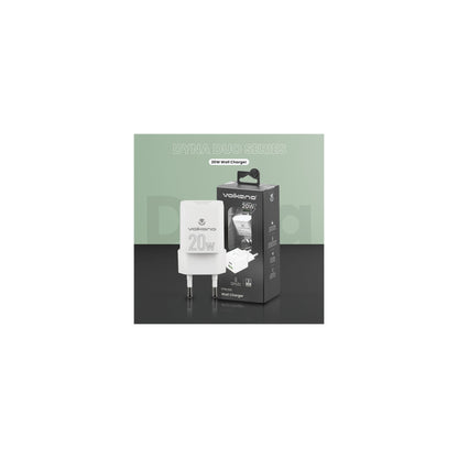 Volkano Dyna Duo 20W Pd Qc 30 Wall Charger - Everyday Elektronics South Africa