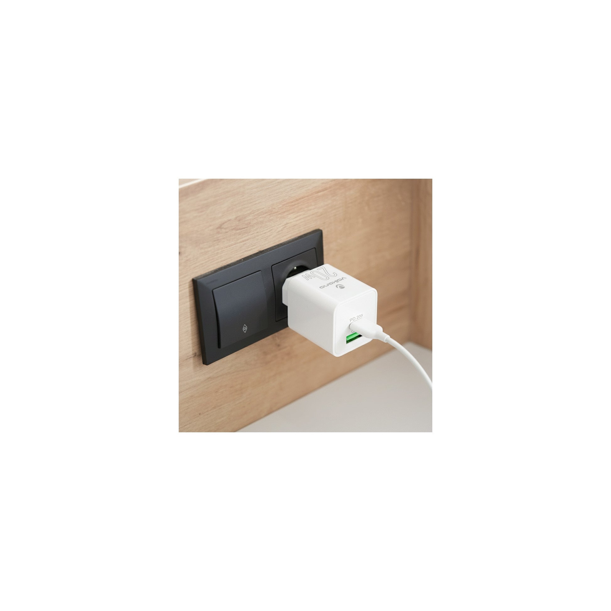 Volkano Dyna Duo 20W Pd Qc 30 Wall Charger - Everyday Elektronics South Africa
