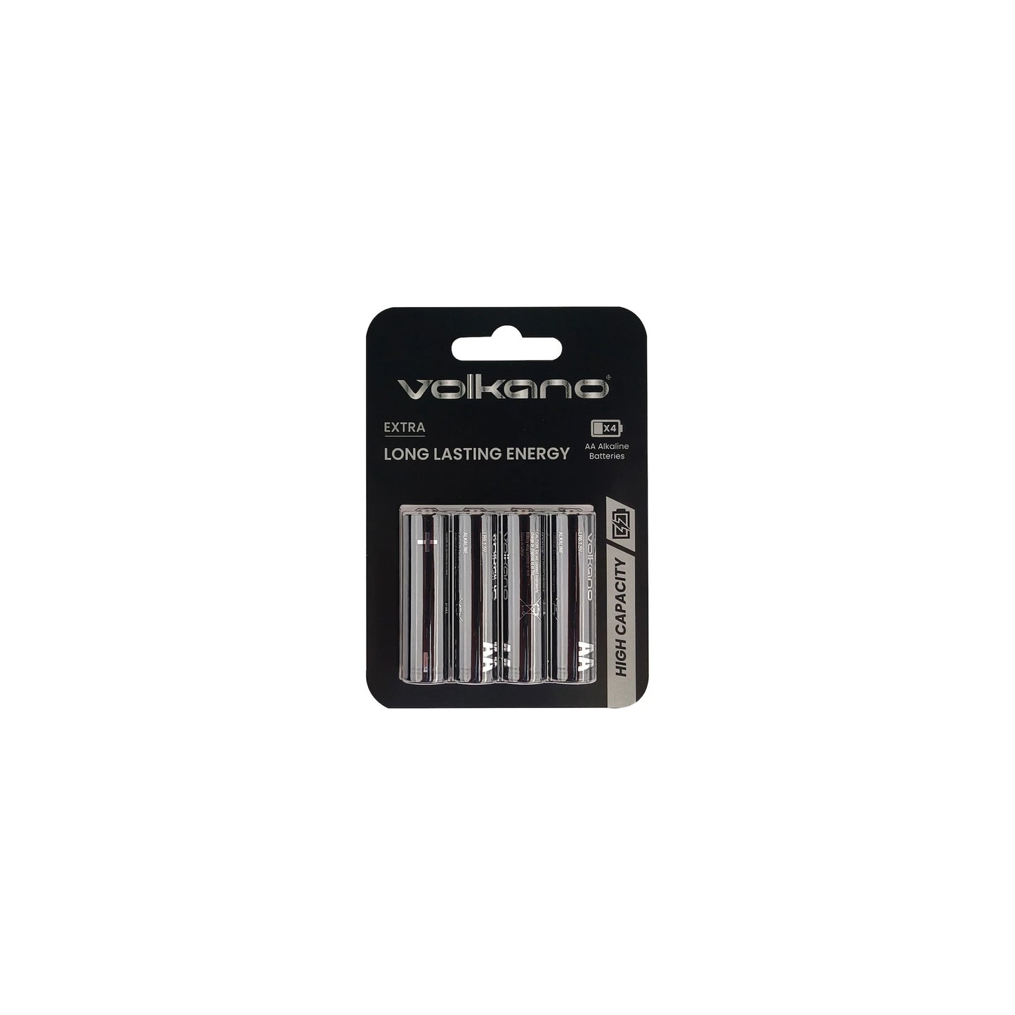 Volkano Extra Series Alkaline Batteries Aa Pack Of 4 - Everyday Elektronics South Africa