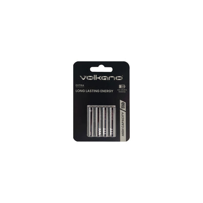 Volkano Extra Series Alkaline Batteries Aaa Pack Of 4 - Everyday Elektronics South Africa