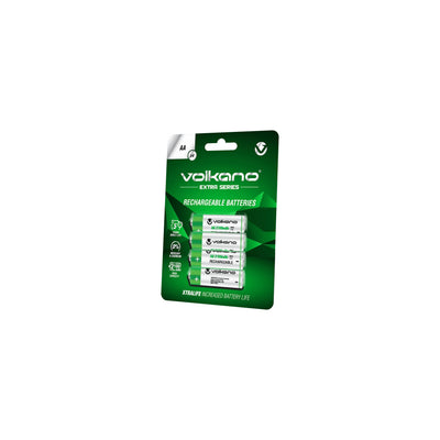 Volkano Extra Series Rechargeable Aa Batteries Pack Of 4 - Everyday Elektronics South Africa