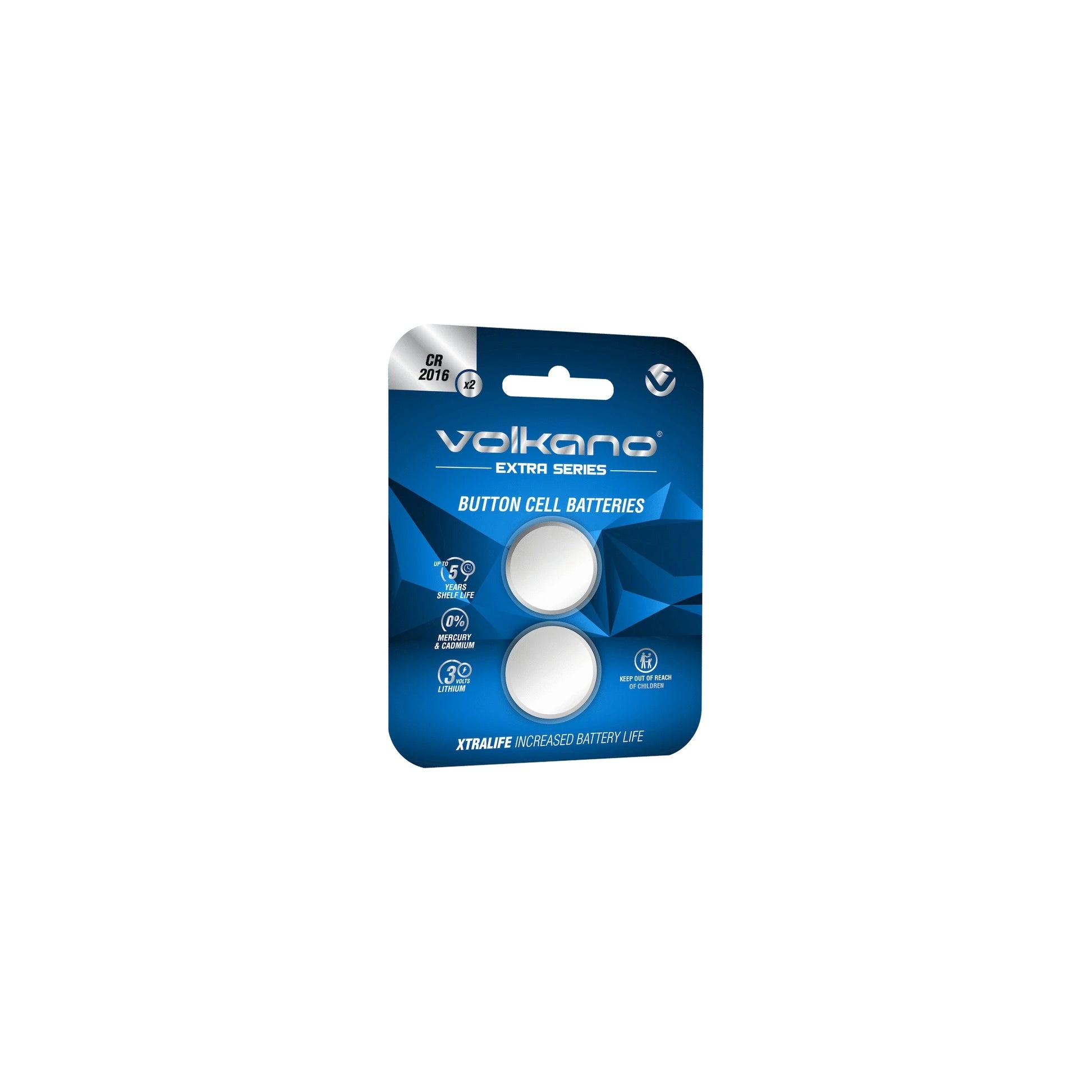 Volkano Extra Series Cr2016 Pack Of 2 Batteries - Everyday Elektronics South Africa