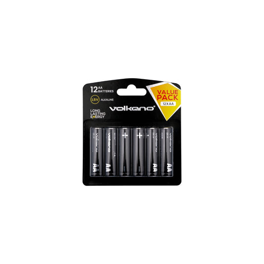 VOLKANO EXTRA AA BATTERIES VALUE PACK OF 12