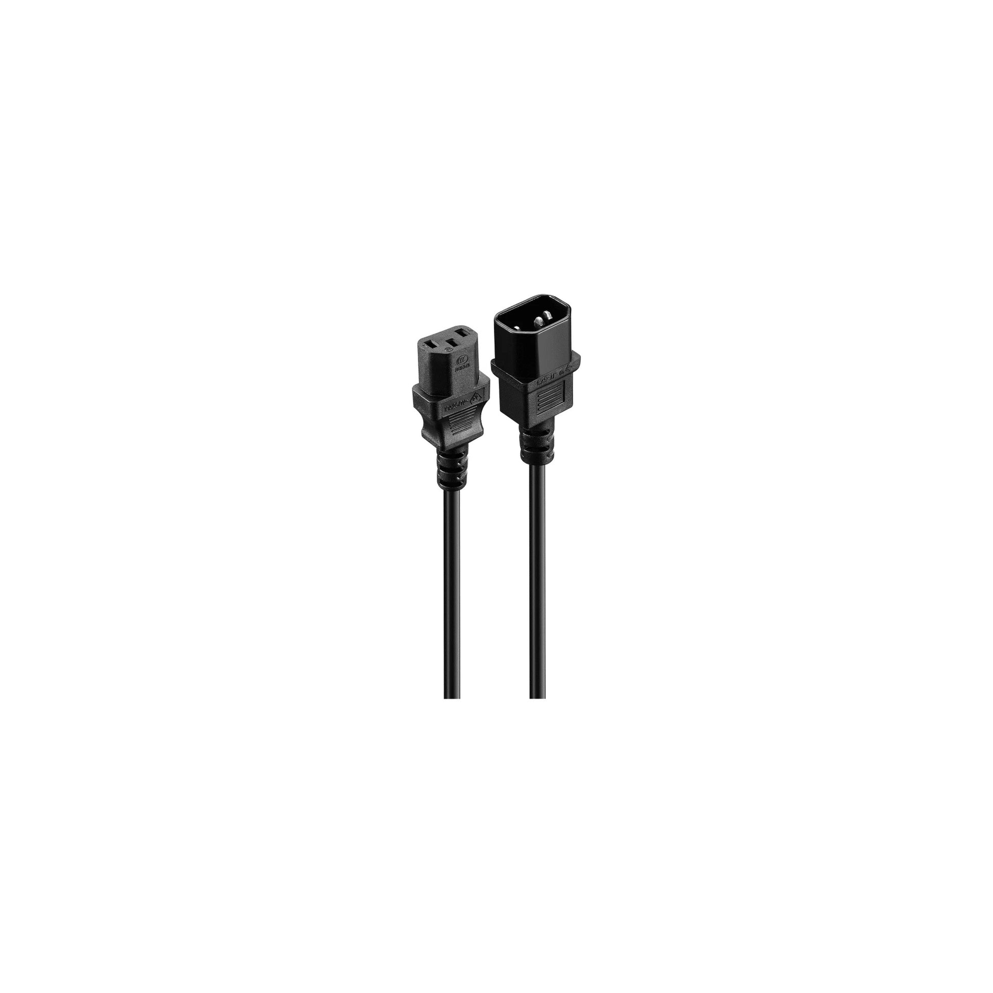 Volkano Presto Series Power Cable 3 Pin Iec Extension 18M 10A Black - Everyday Elektronics South Africa