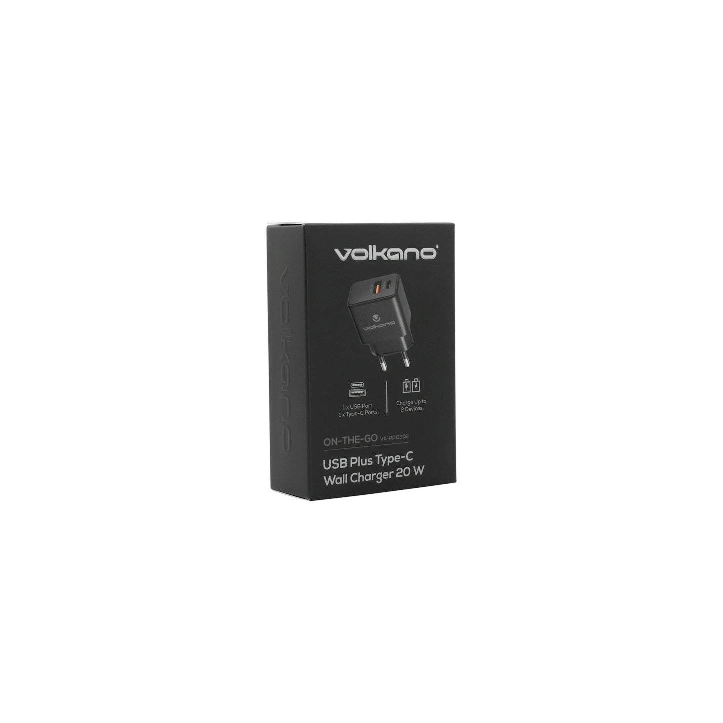 Volkano On The Go Usb Type C 20W Pd Wall Charger - Everyday Elektronics South Africa
