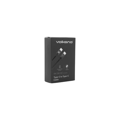 Volkano On The Go Type C To Type C 30W Cable Black - Everyday Elektronics South Africa