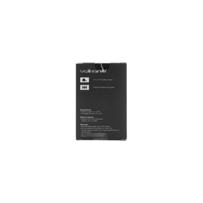 Volkano On The Go 3 In 1 1M Braided Cable Black - Everyday Elektronics South Africa