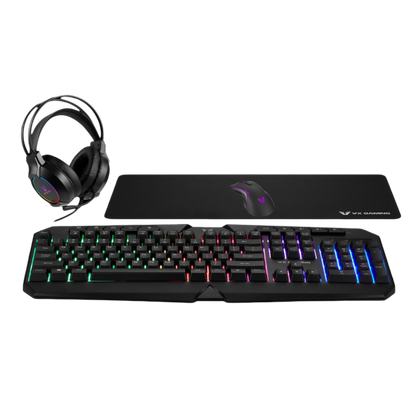 Vx Gaming Heracles Series 4 In 1 Combo Kb Mouse Mousepad Headset - Everyday Elektronics South Africa