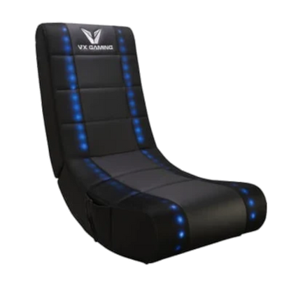 VX Gaming Electra Series Rocking Gaming Chair with LED lights