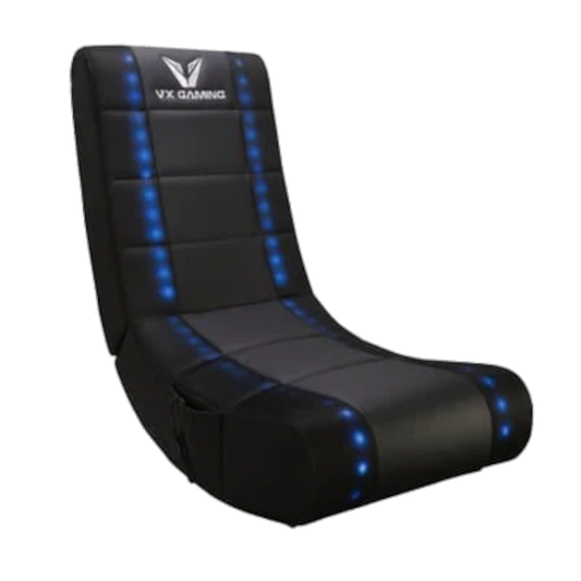 VX Gaming Electra Series Rocking Gaming Chair with LED lights