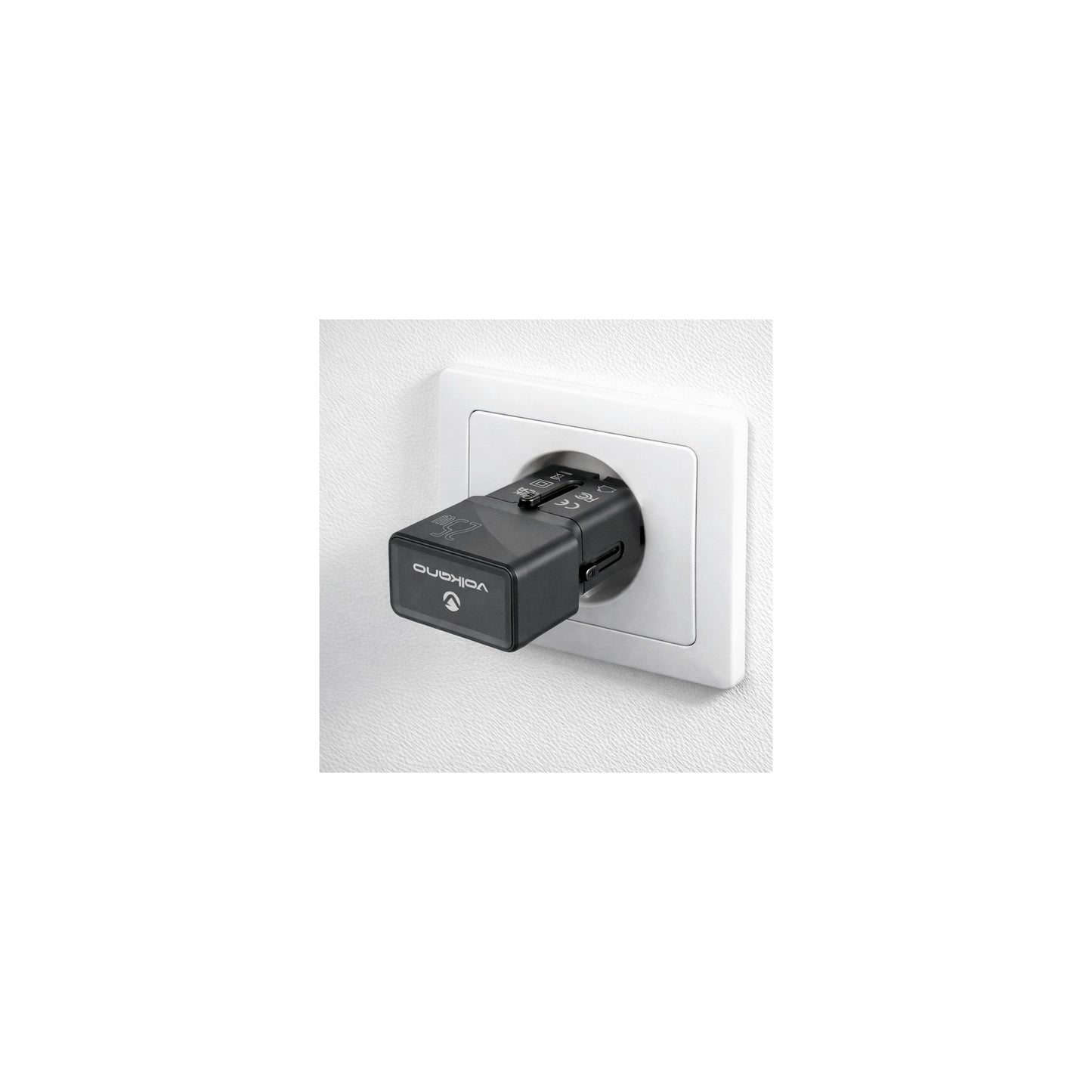 VOLKANO GLOBETROTTER SERIES 25W DUAL USB TYPE C MINI TRAVEL ADAPTOR