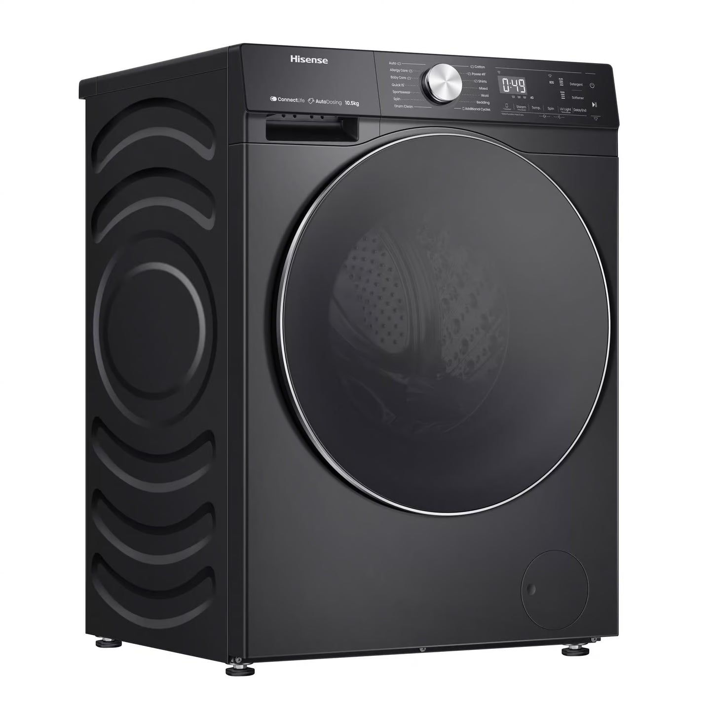 Hisense WF5S1245BB 12kg Front Loader Washing Machine