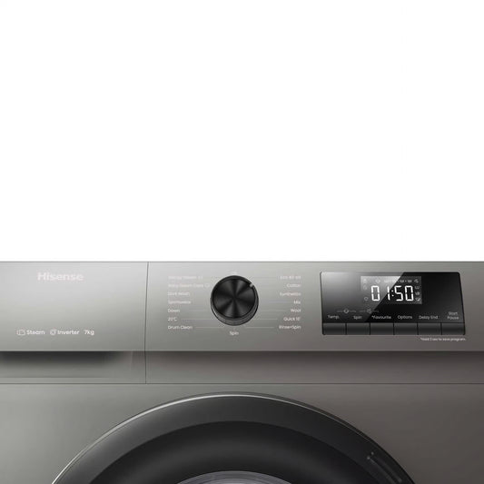 Hisense WFQP9012VMT Front 9kg Loader Washing Machine