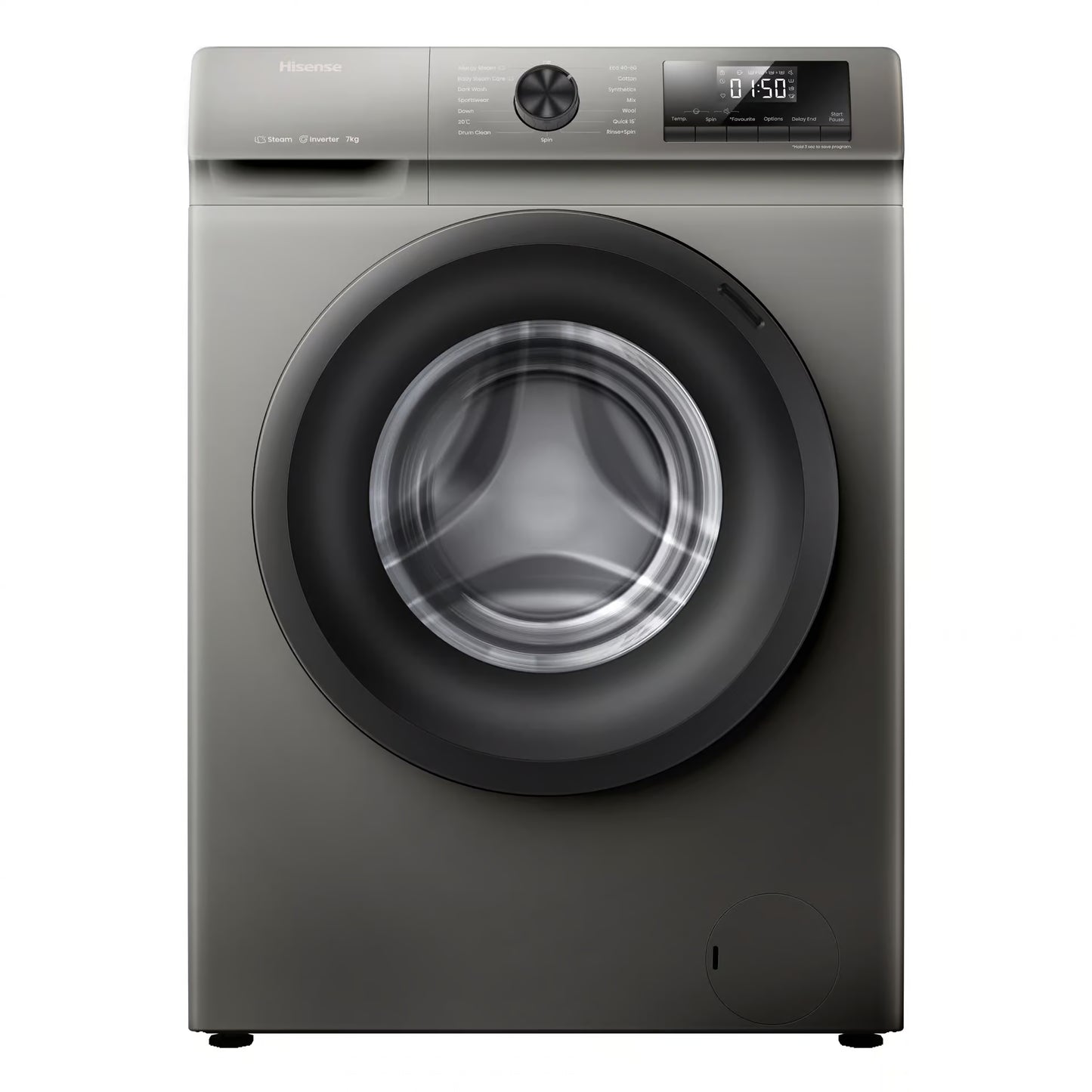 Hisense WFQP9012VMT Front 9kg Loader Washing Machine