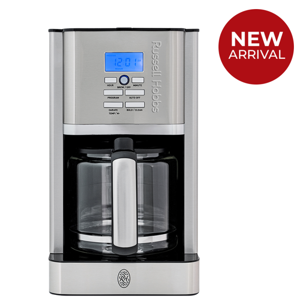 Russell Hobbs Nexus Digital Coffee Maker Silver Luxury Signature Design - Everyday Elektronics South Africa