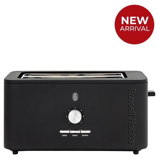 Russell Hobbs Nexus 4 Slice Toaster Black Luxury Signature design